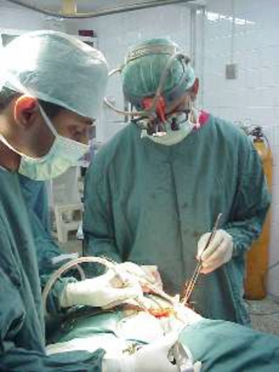 Loop Microscope Surgery PATIENTS AND METHODS